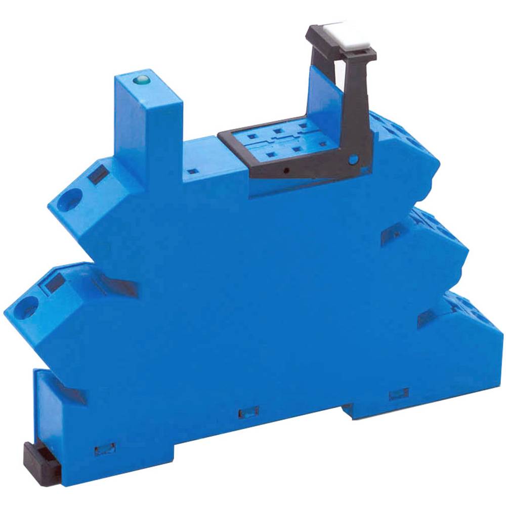 Finder 93.52.7.024 Relaissocket Geschikt voor serie:  serie 34  34.51,  34.81 (l x b x h) 93.6 x 6.2 x 76 mm Tray 10 stuk(s)