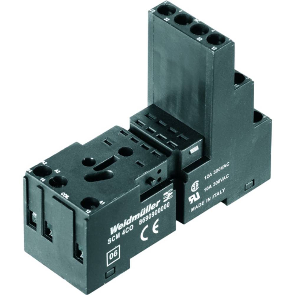 Weidmüller SCM 3CO Relaissocket Geschikt voor serie:  serie Riderseries (l x b x h) 75 x 27 x 77 mm 10 stuk(s)