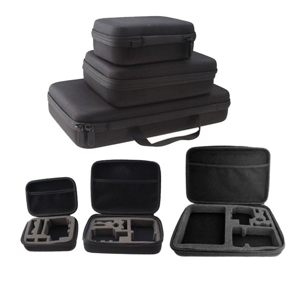 Bomai Schokbestendige camera-opbergtas Zwarte actiecamerabox voor GoPro Hero 8/7/5 camera-accessoires M