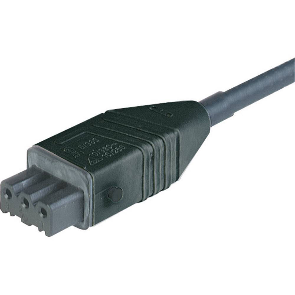 Hirschmann STAK 3K 932187015 Netaansluitkabel Netbus - Open kabeleinde Totaal aantal polen: 3 + PE Zwart 5.00 m 1 stuk(s)