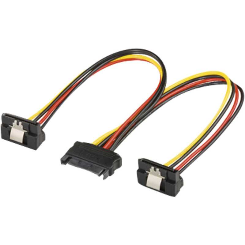 Goobay Stroomadapter SATA - 2x SATA Splitterkabel