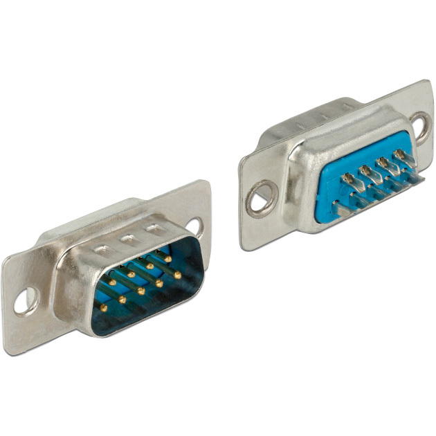 DeLOCK Connector Sub-D 9 pin male Stekker