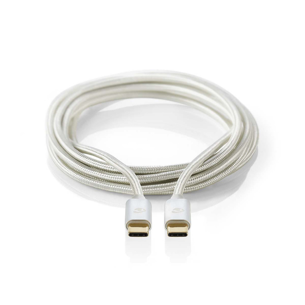 Nedis CCTB64750AL10 Usb 3.1-kabel (gen2) Type-c Male - Type-c Male 1,0 M Aluminium