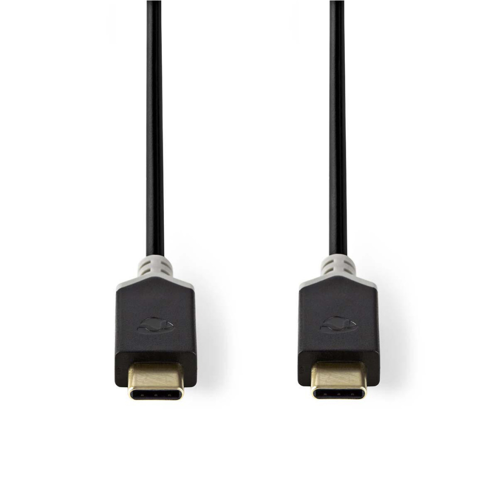 Nedis CCBW64750AT10 Usb 3.1-kabel (gen2) Type-c Male - Type-c Male 1,0 M Antraciet
