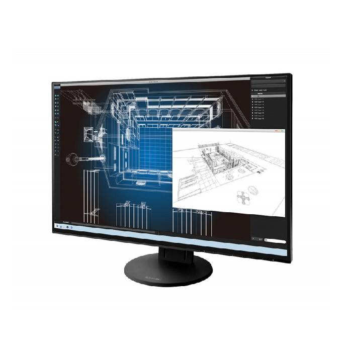 EIZO FlexScan EV2456 - 24 inch - 1920x1200 - DP - DVI - HDMI - VGA - Zwart