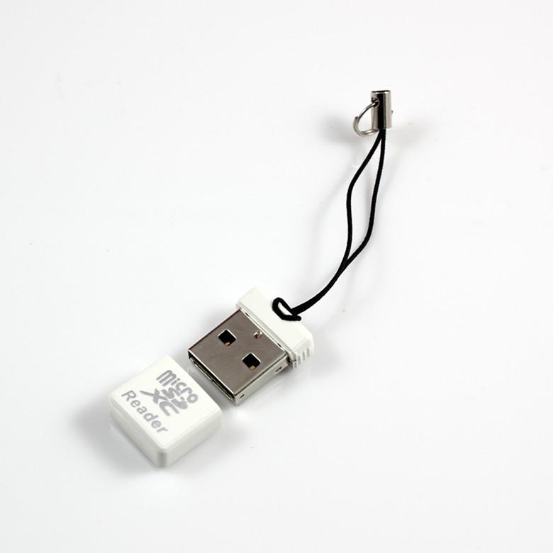 Sombrero Super Mini USB 2.0 Micro SD-kaart Flash TF-geheugenkaartlezeradapter voor computer, laptop, auto
