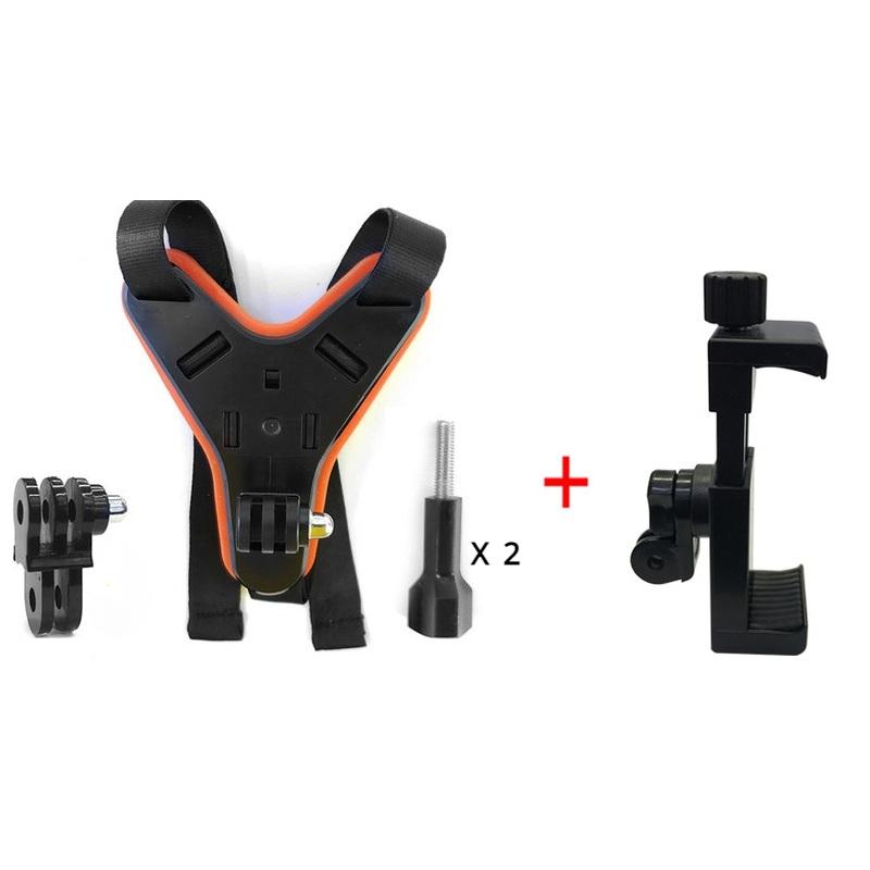 Supeak Motorhelm Kinbevestiging voor GoPro Hero 6 5 Action Sports Camera Houder Motorfietsstandaard Go Pro Accessoire