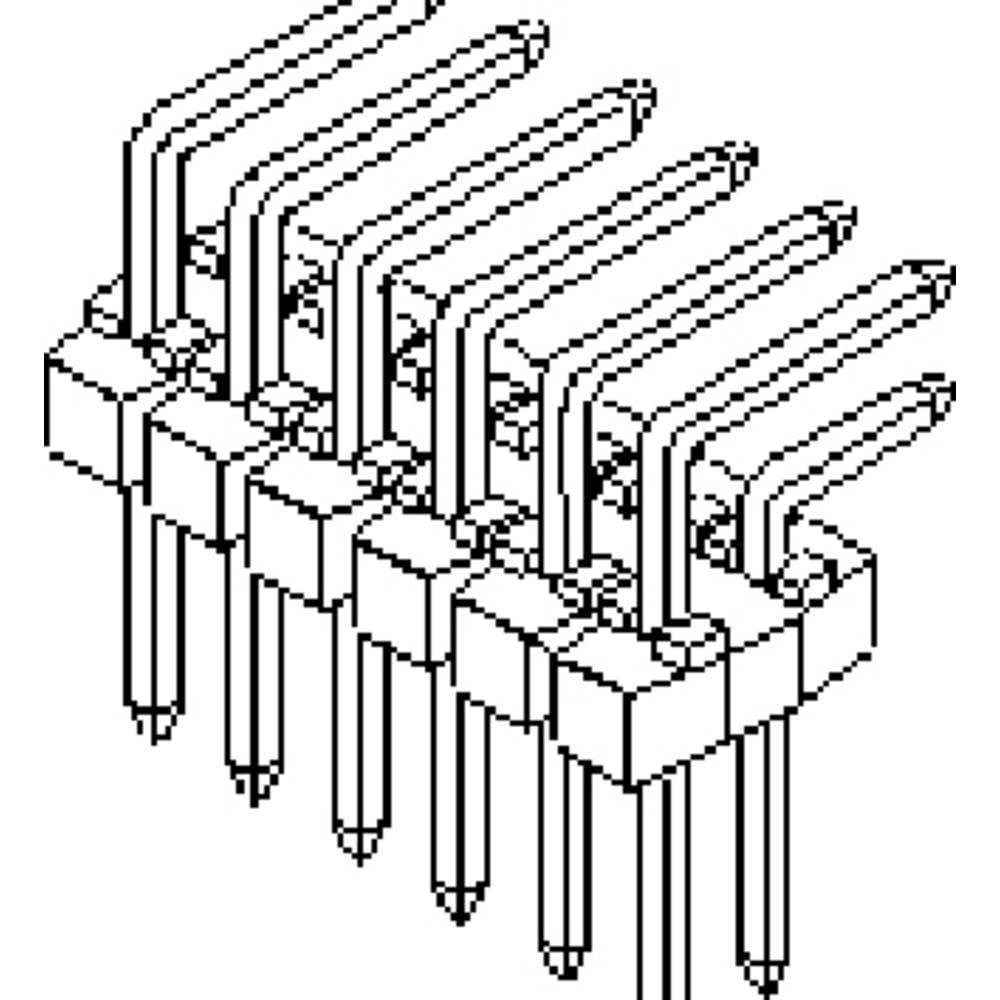Molex Male header (standaard) Aantal rijen: 2 901220123 1 stuk(s) Tray