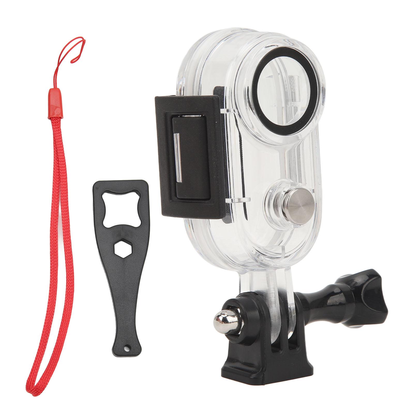 Andoer 60m Sports Camera Waterproof Housing Case Easy To Install Prevent Water Leakage Action Camera Dive