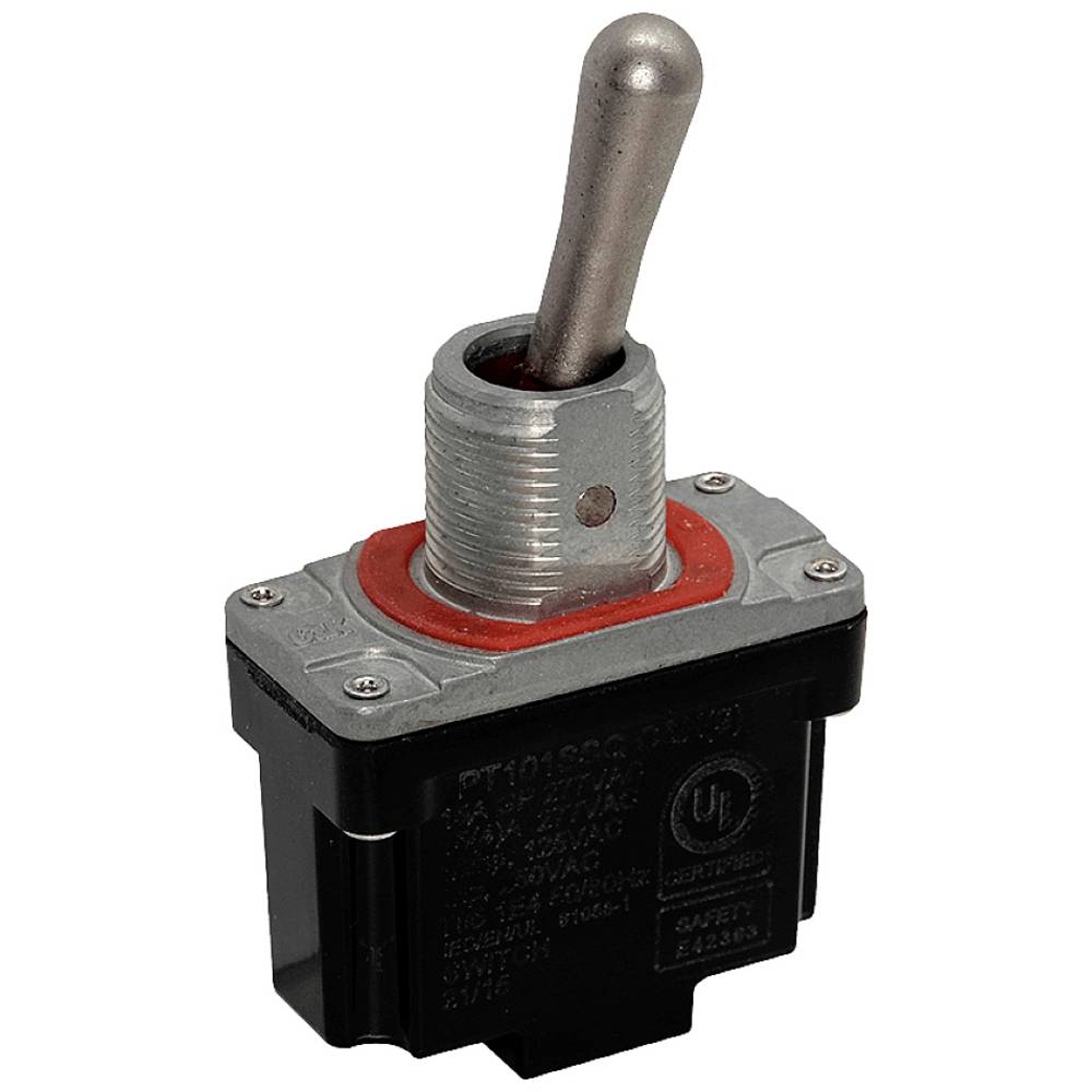 C & K Switches Tuimelschakelaar 277 V/AC, 250 V/DC 15 A 1x aan/aan IP68 1 stuk(s) Tray