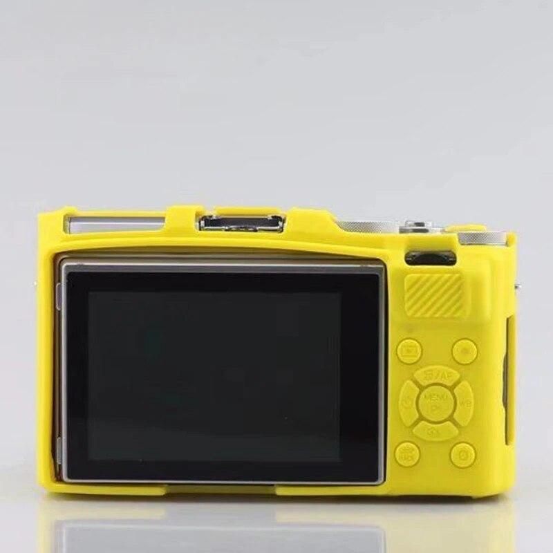 Supeak Camera zachte siliconen rubberen beschermhoes voor Fujifilm Fuji X-A7 XA7 X-A5 X-A3 XA5 XA3 X-A5 X-A3 geel