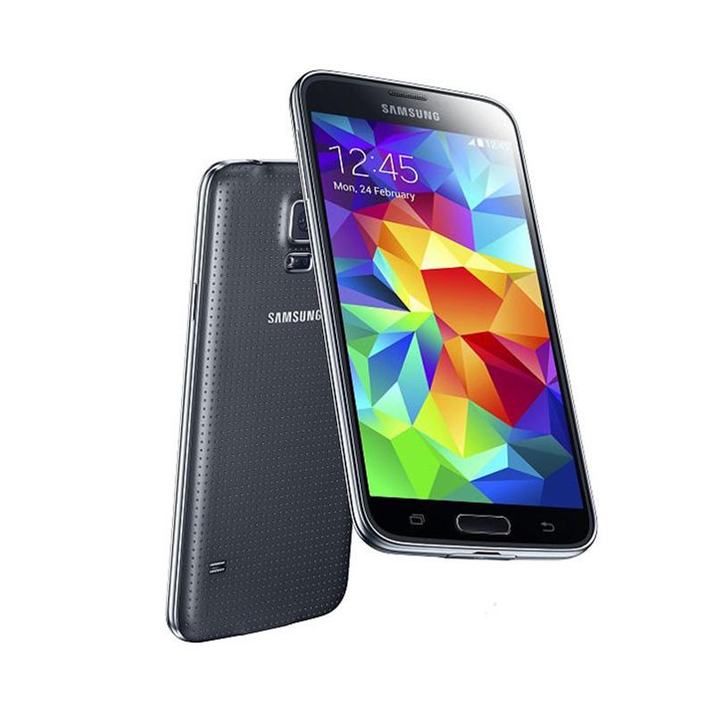 Samsung Gerenoveerde  Originele  Galaxy S5 G900F 4G 16MP 2GB RAM 16GB ROM Vingerafdruk mobiele telefoon simple set zwart