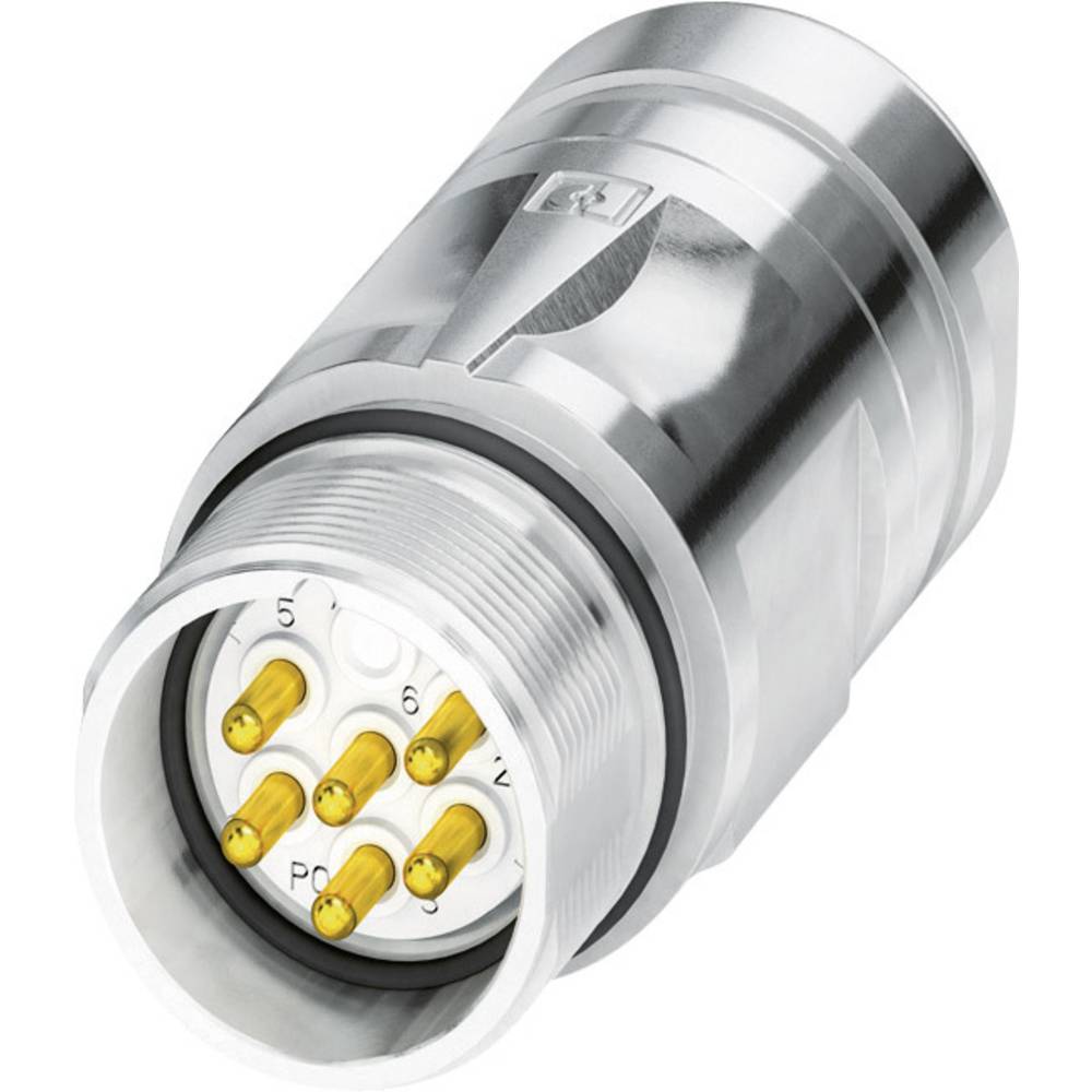 Phoenix Contact M23 Koppelingsstekker 1620165 CA-07P1N8A90DN Zilver  Inhoud: 1 stuk(s)