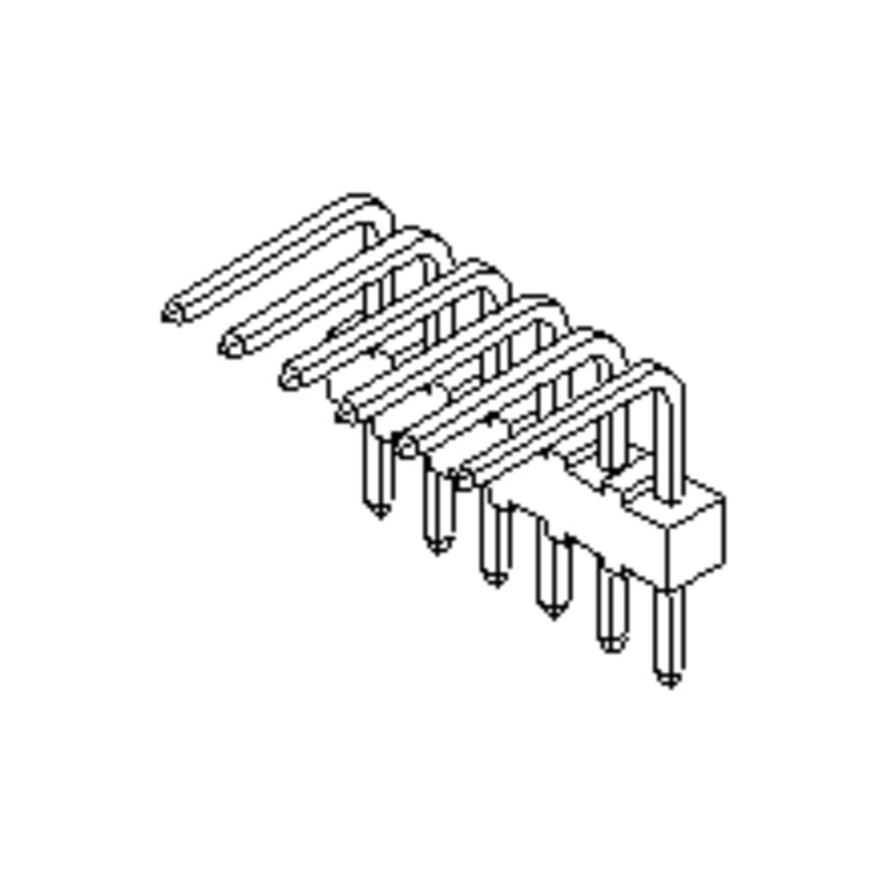 Molex 22122041 Male header, inbouw (standaard) Inhoud: 1 stuk(s) Bulk