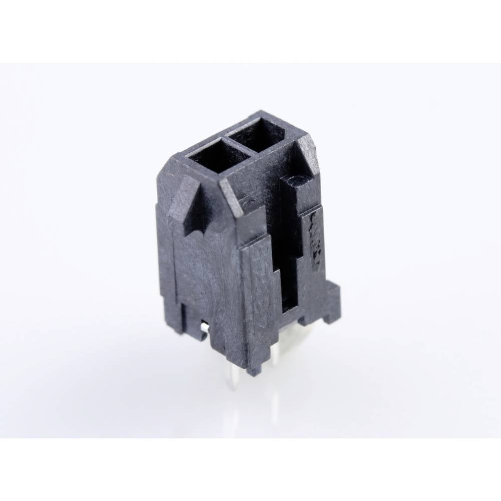 Molex 430450229 Male header, inbouw (standaard) Totaal aantal polen: 2 Rastermaat: 3.00 mm Inhoud: 1 stuk(s) Tray