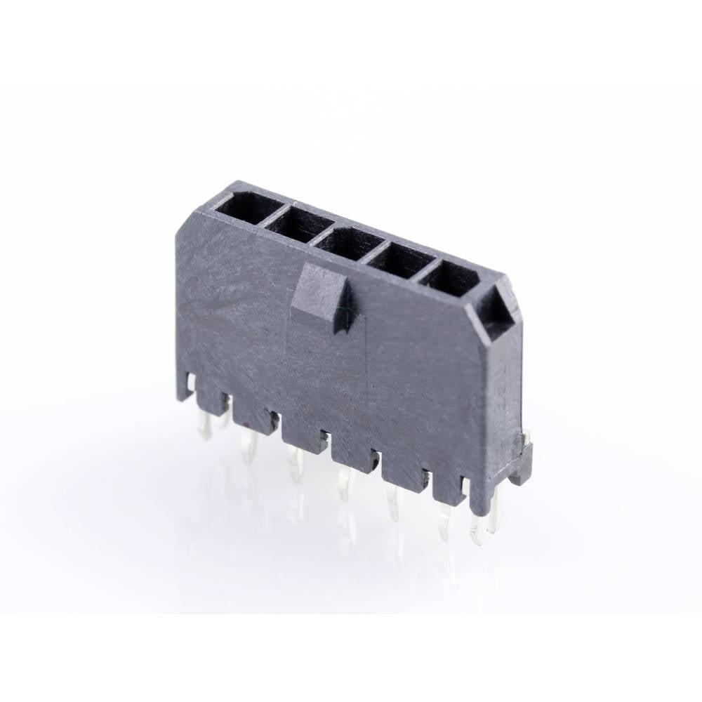 Molex 436500518 Male header, inbouw (standaard) Totaal aantal polen: 5 Rastermaat: 3 mm Inhoud: 1 stuk(s) Tray