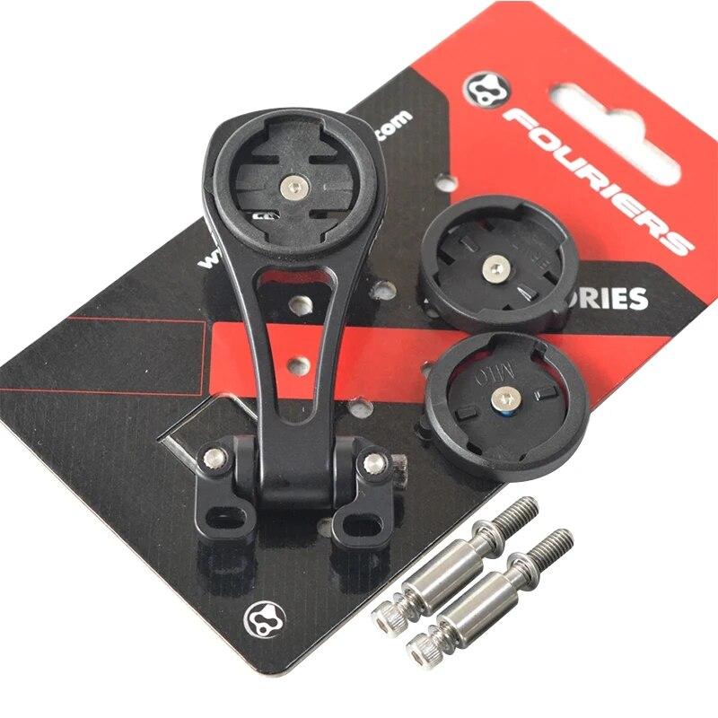 Super Featured Fouriers HA-S022 Fietscomputerhouder Verstelbare hoek voor stuurpen Frontkap Compatibel met Mio Garmin Bryton GoPro Speedmete Garmin Bryton MIO