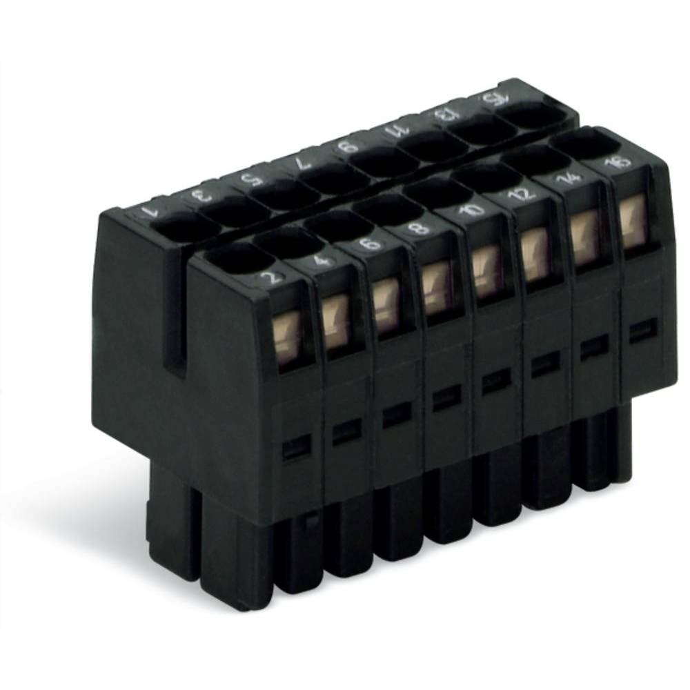 WAGO 713-1114 Female behuizing (kabel) 713 Totaal aantal polen: 28 Rastermaat: 3.50 mm Inhoud: 20 stuk(s)