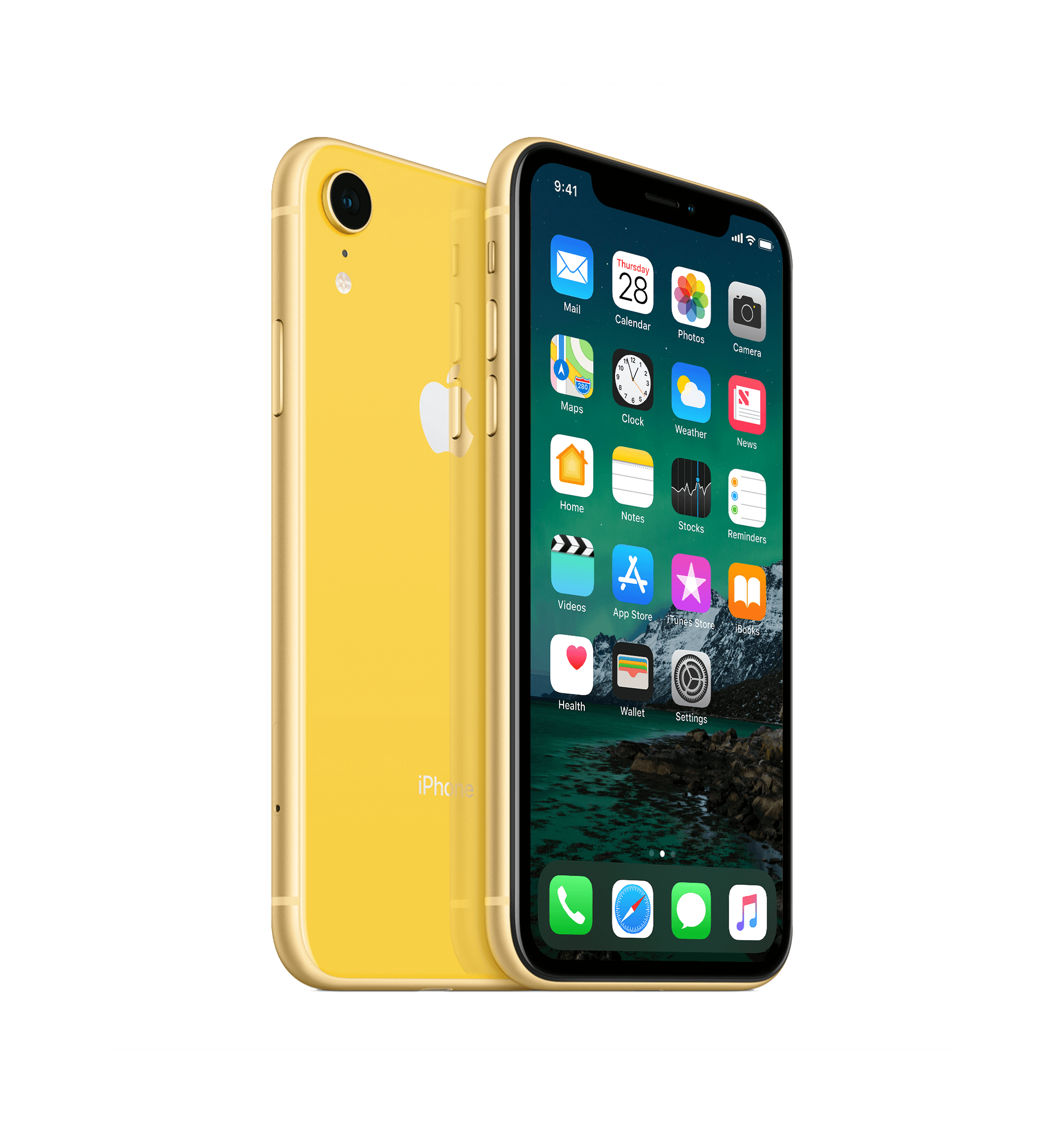 Refurbished iPhone XR 128 GB Geel Gebruikt