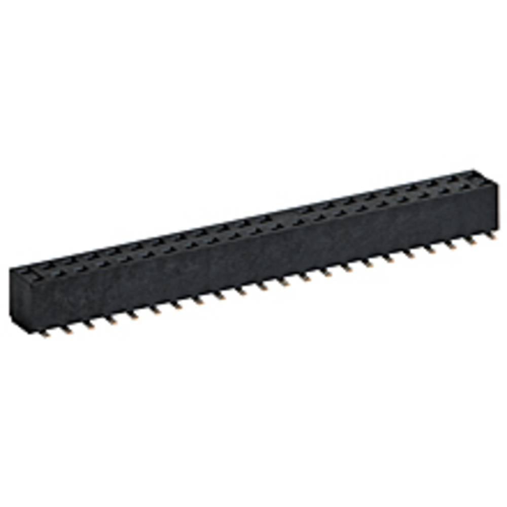 Molex 873819016 Female header, inbouw (standaard) Totaal aantal polen: 8 Rastermaat: 2 mm Inhoud: 1 stuk(s) Tape on Full reel