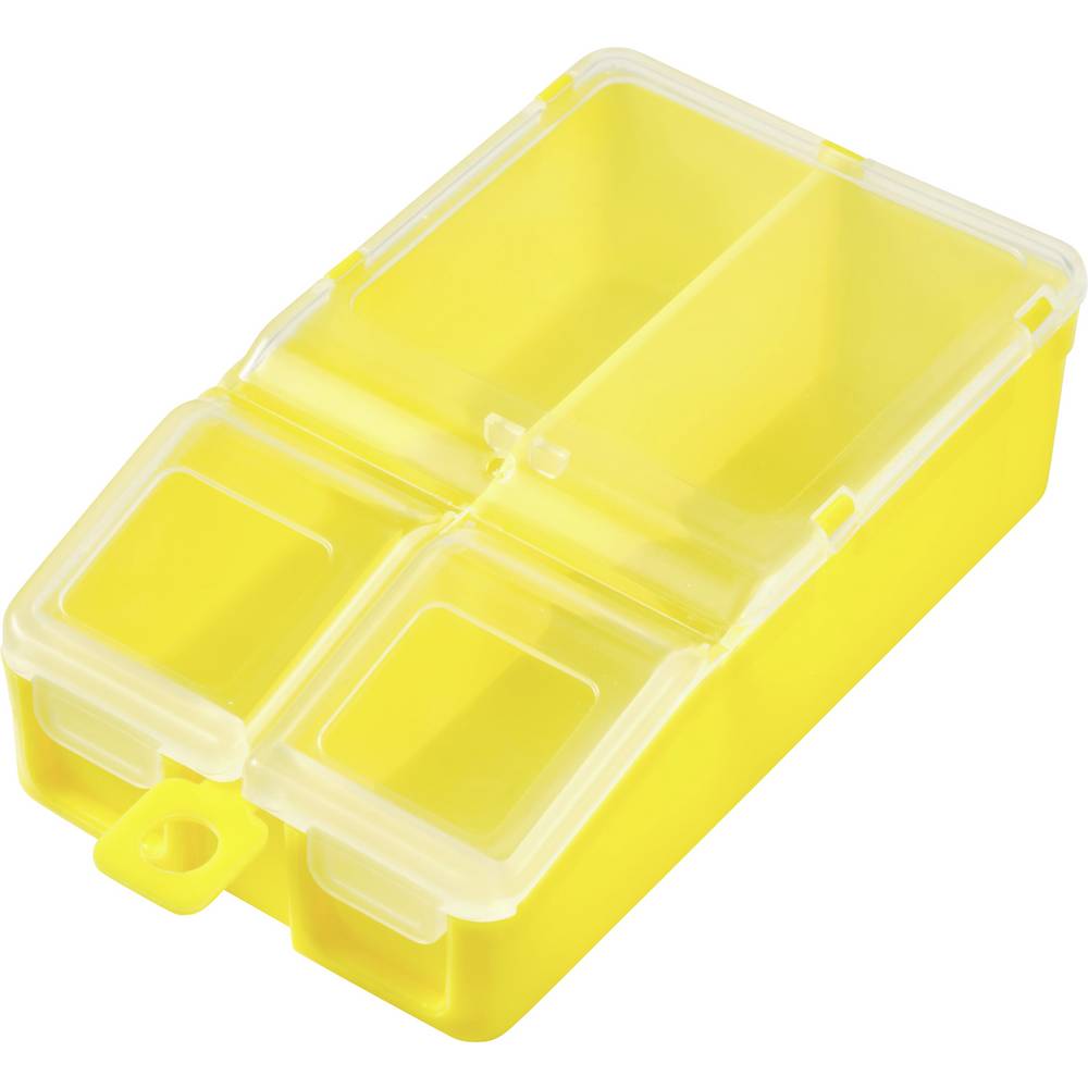 TRU COMPONENTS TC-ERB-9054 Assortimentsdoos (l x b x h) 113 x 60 x 30 mm Aantal vakken: 2 Variabele onderverdeling Inhoud 1 stuk(s)