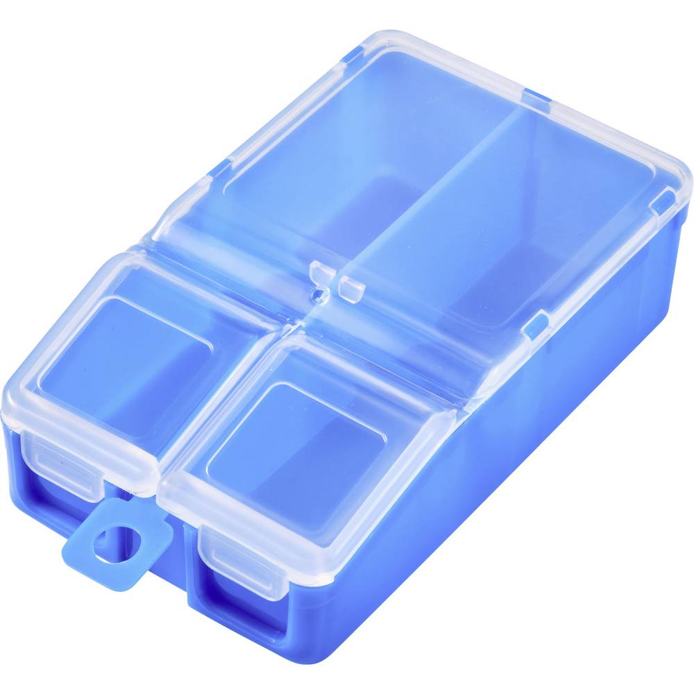 TRU COMPONENTS TC-ERB-9055 Assortimentsdoos (l x b x h) 113 x 60 x 30 mm Aantal vakken: 2 Variabele onderverdeling Inhoud 1 stuk(s)