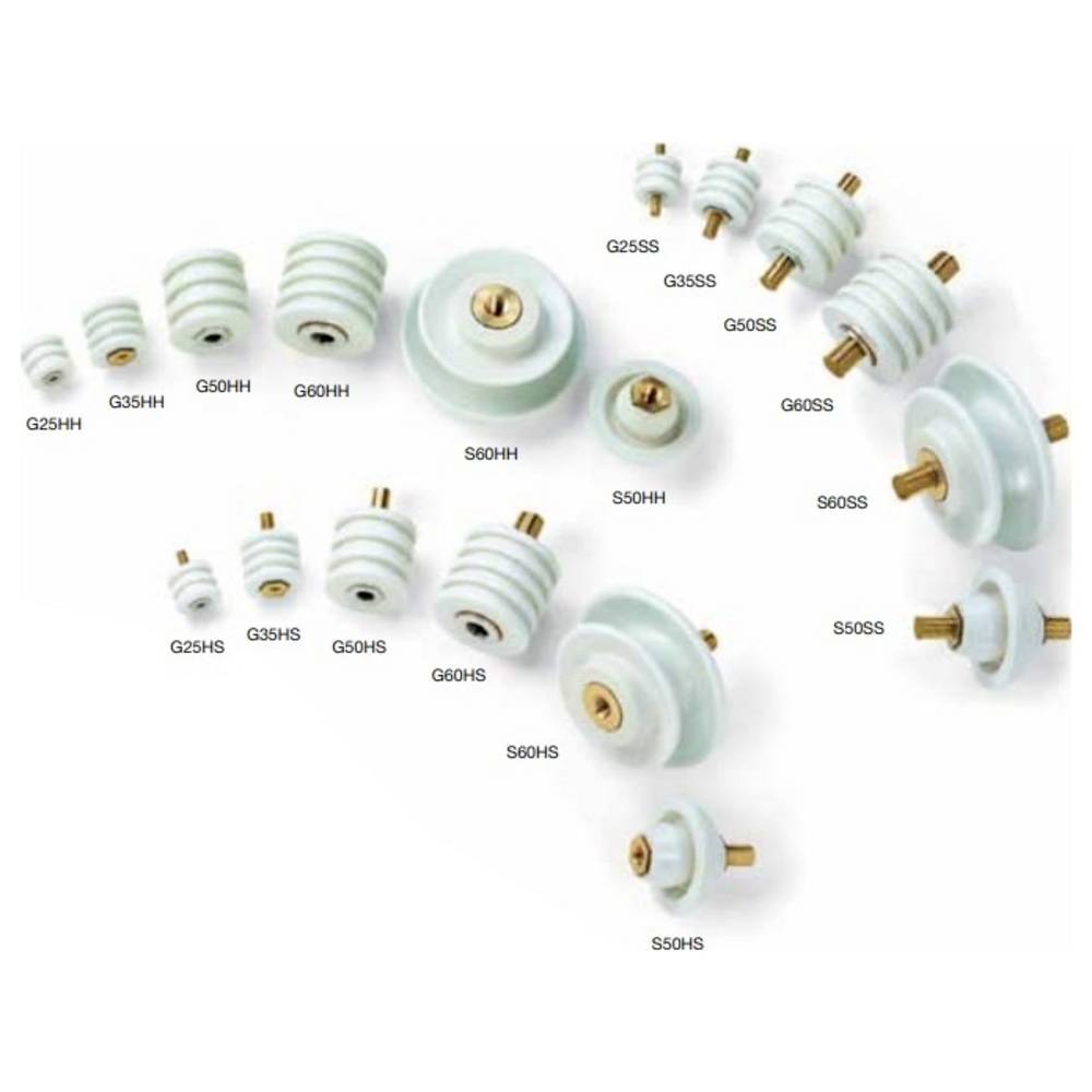Widap 780008 Keramische isolator (Ø x h) 36 mm x 35 mm M6 Keramiek 1 stuk(s)