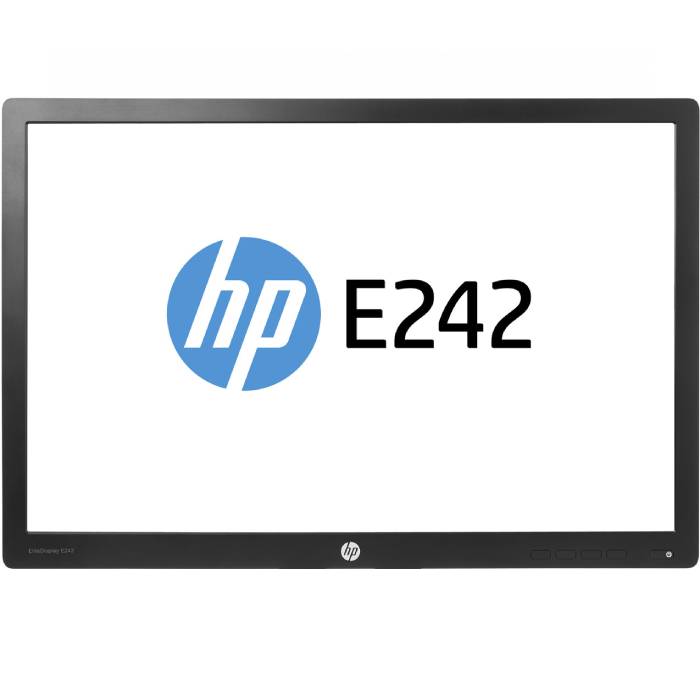 HP EliteDisplay E242 - 24 inch - 1920x1200 - DP - HDMI - VGA - Zwart - Zonder voet