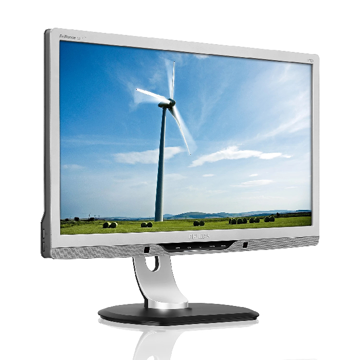 Philips Brilliance 221P3LPYES - 22 inch - 1920x1080 - DP - DVI - VGA - Zilver