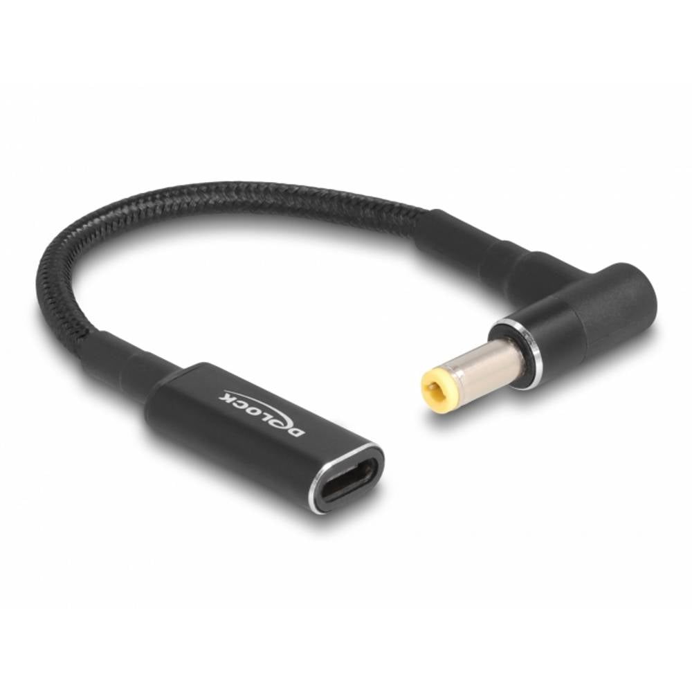 Delock USB-laadkabel USB-C bus, DC-stekker 2,5 mm 0.15 m Zwart 60040