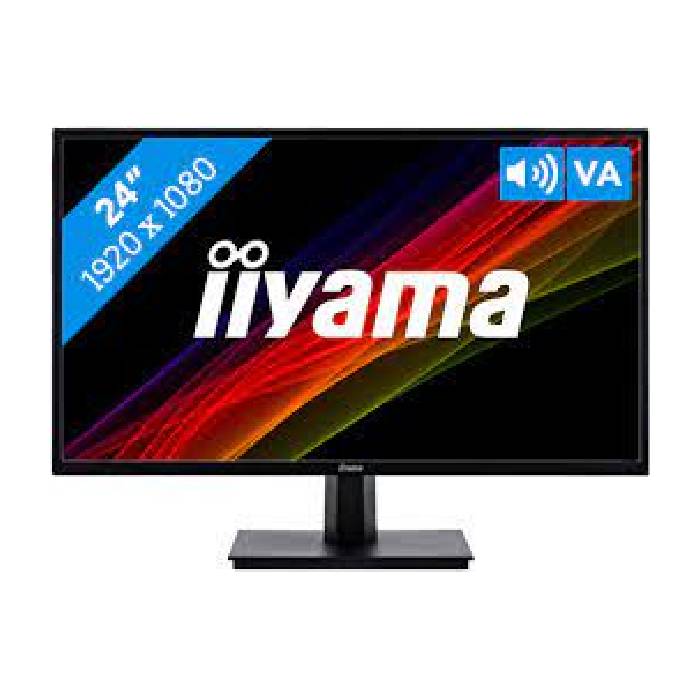 Iiyama ProLite X2474HS-B2 - 24 inch - 1920x1080 - DP - HDMI - VGA - Zwart