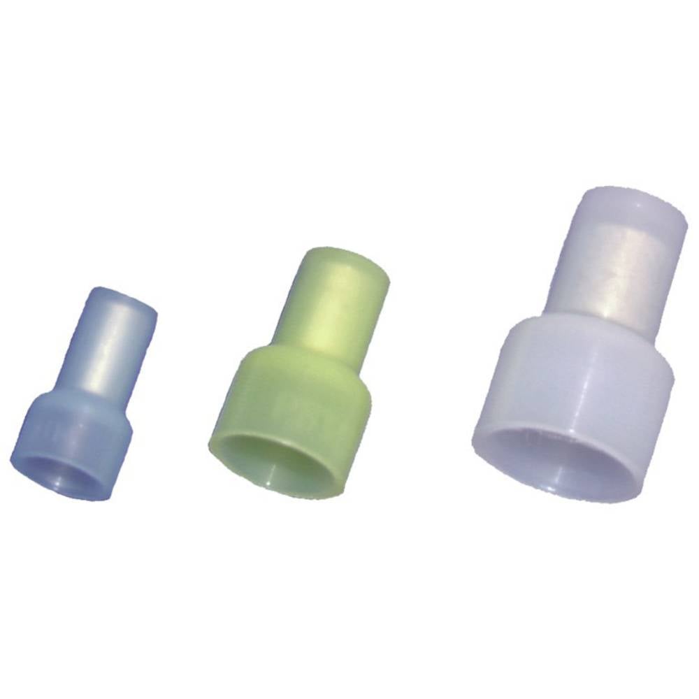 Weidmüller 1491590000 Eindconnector 4 mm² 6 mm² Volledig geïsoleerd Geel (transparant) 100 stuk(s)