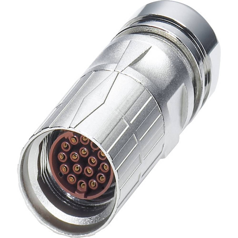 Phoenix Contact M17 kabelconnector 1607642 ST-17S1N8A8003S Zilver  Inhoud: 1 stuk(s)