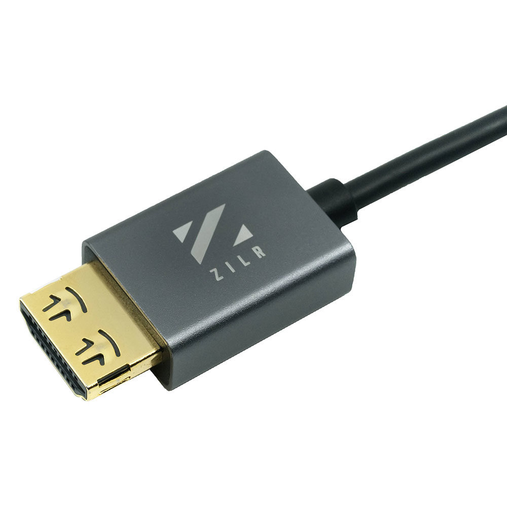 ZILR 4K60P Hyper Thin High Speed HDMI Cable 1m