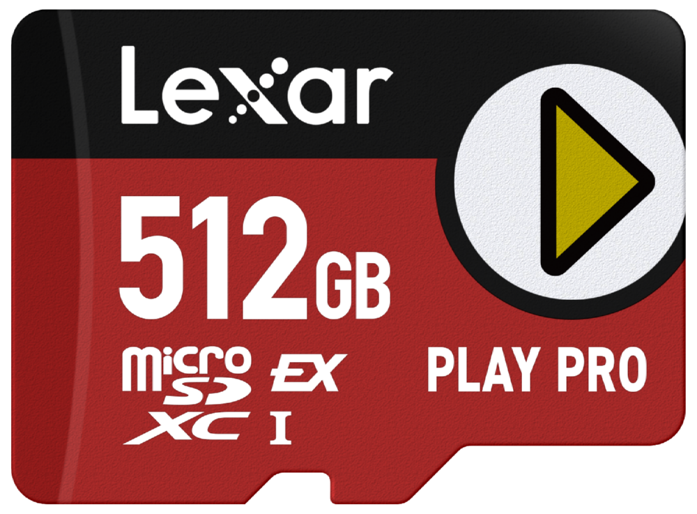 Lexar MicroSD Express 7.1 Play Pro 512GB (104MB/s w/ UHS-I)