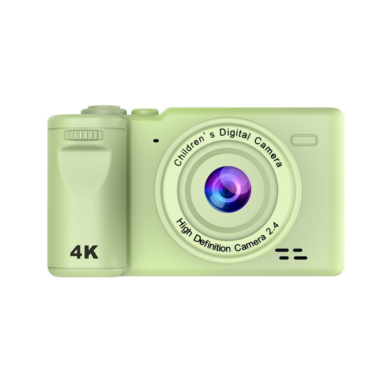 Dongfang HOME D 1080p digitale camera's, 40MP voor- en achtercamera 8x digitale zoom, kindercamera cadeau, video's opnemen fotografie studentencamera met beugel One Size groen