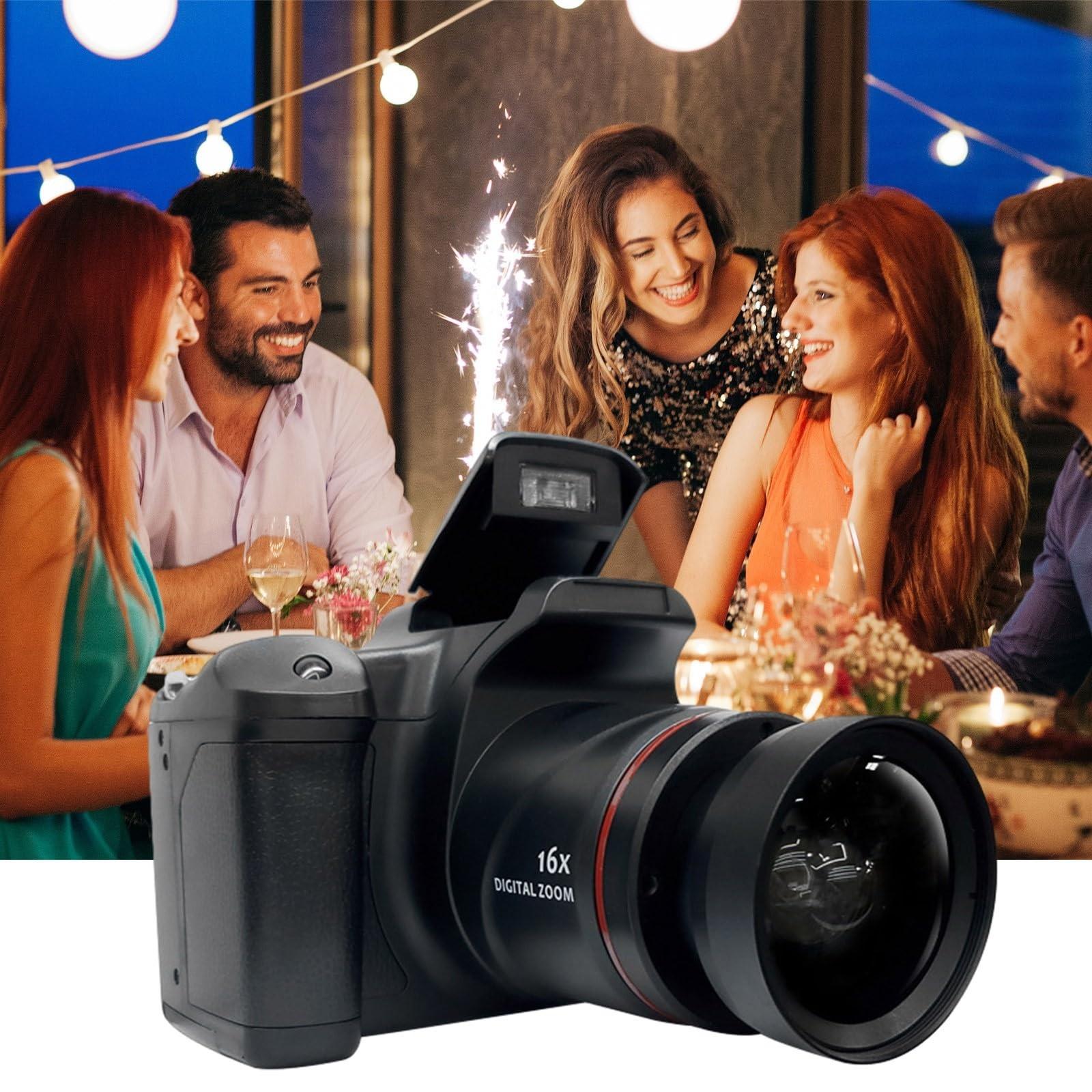 Dongfang HOME D Digitale camera, 16MP 2,4 inch LCD-scherm 16x digitale zoomcamera's voor fotografie en video, 720P groothoek digitale camera One Size