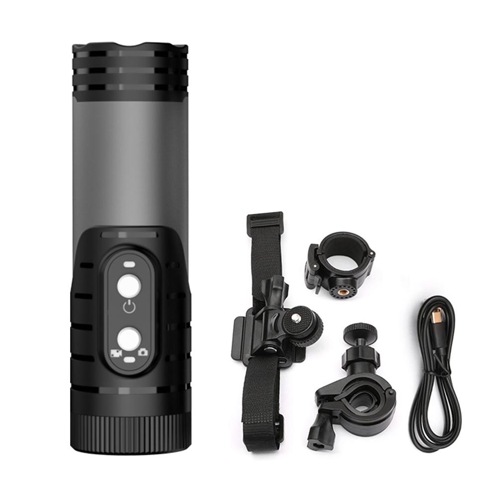 Honor Electronics 1080P Mini WiFi Sportcamera Motorhelmcamera Fietscamera 120 graden Groothoeklens IP66 zwart