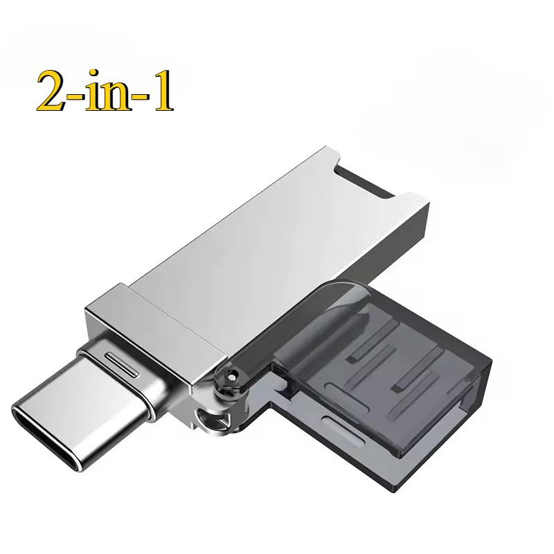 J-3C Type C Micro SD TF geheugenkaartlezer OTG-adapter voor iPhone 15 voor Samsung voor Xiaomi