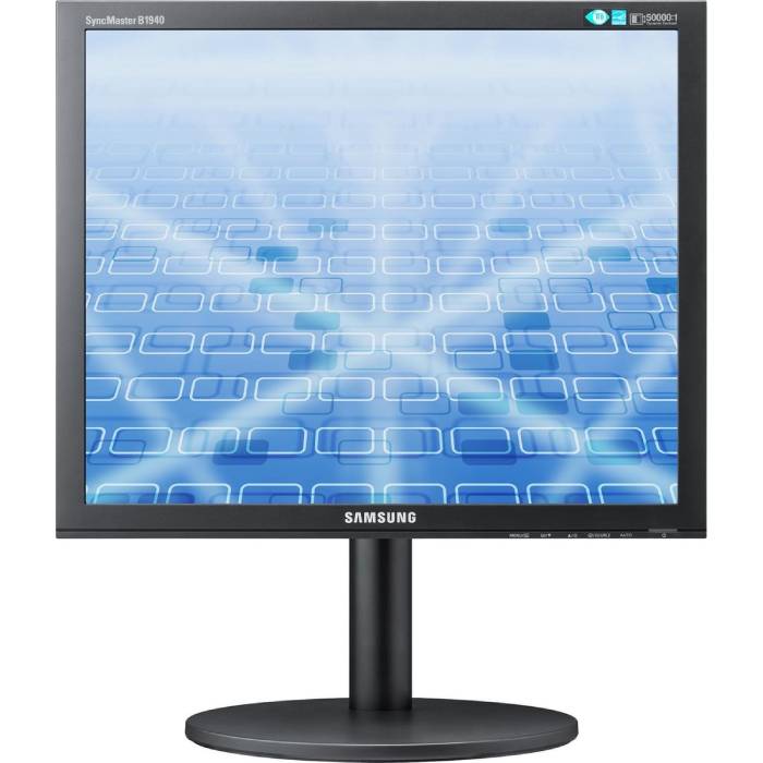 Samsung SyncMaster B1940R - 19 inch - 1280x1024 - DVI - VGA - Zwart