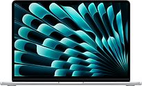 Apple MacBook Air 13.6 (Liquid True Tone Retina Display) M4 (10-Core CPU, 10-Core GPU) 24 GB RAM 512 GB SSD [Early 2025, englisches Tastaturlayout, QWERTY] silber - refurbished