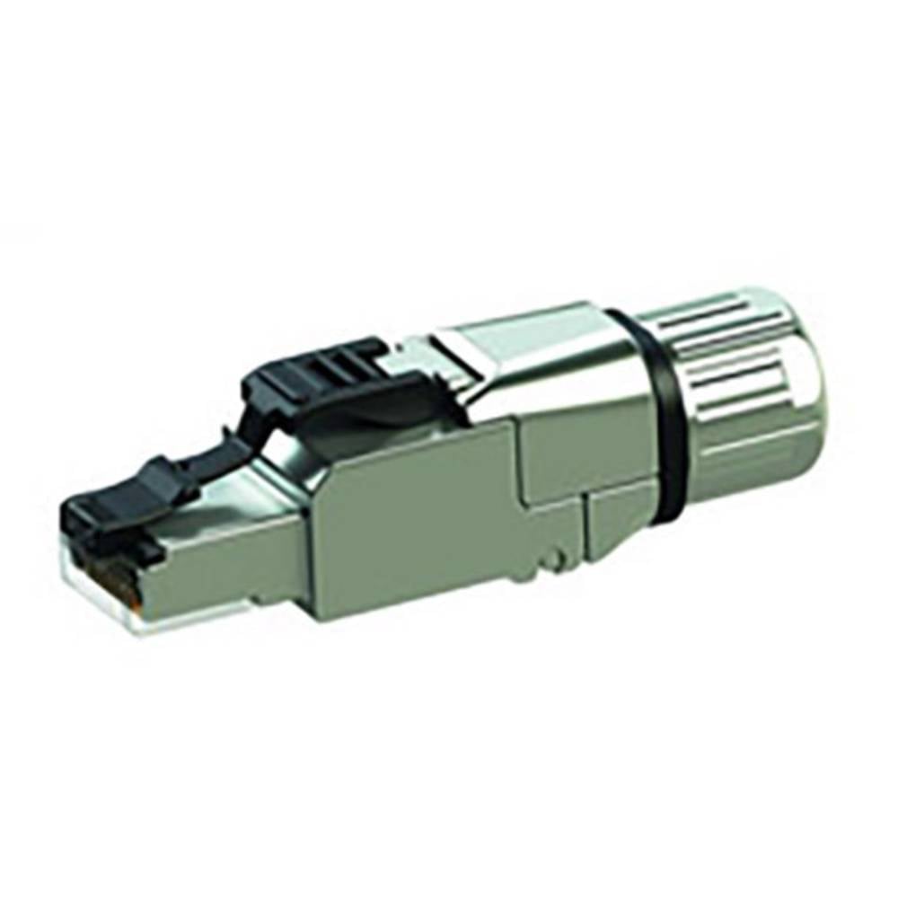 Telegärtner 100023087 RJ45-stekker CAT 6A afgeschermd 100023087 Stekker, recht Aantal polen (sensoren) 8 1 stuk(s)