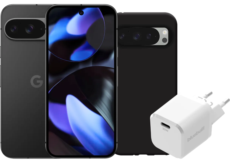 Google Pixel 9 256GB Zwart 5G + Accessoirepakket