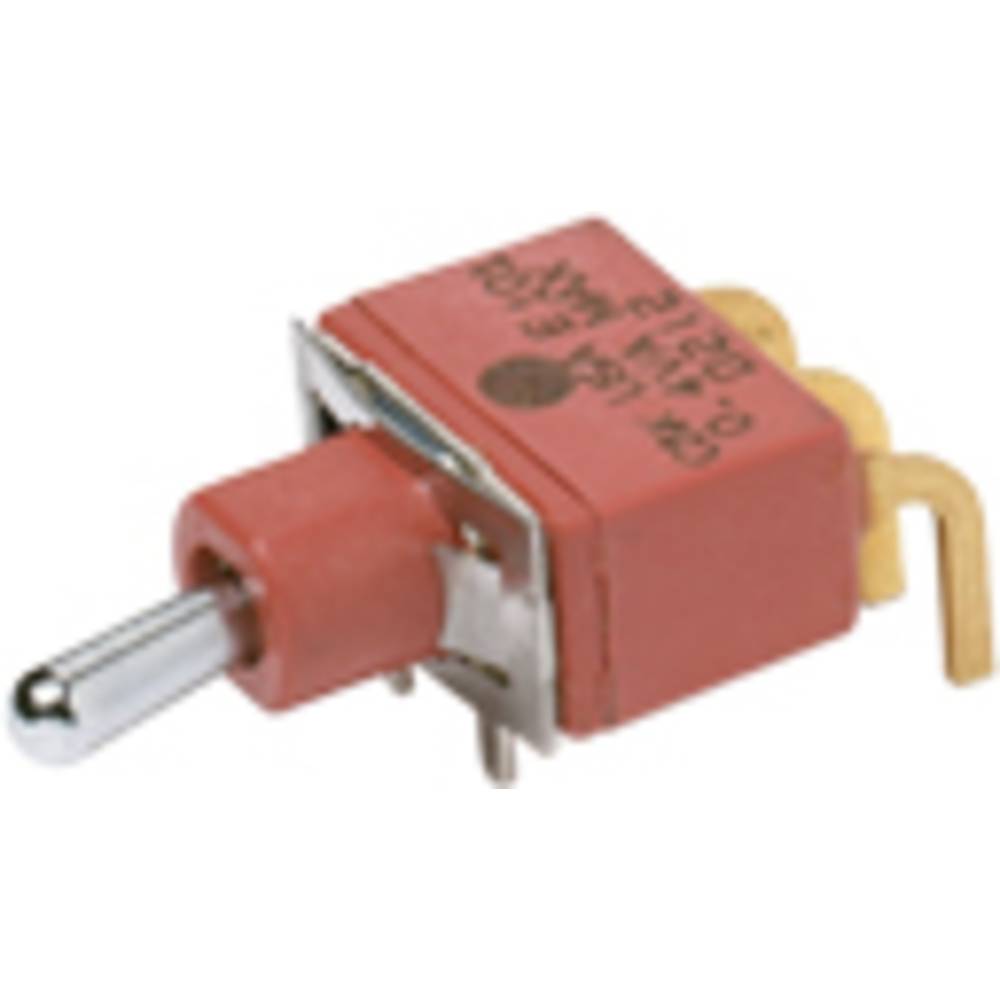 C & K Switches Tuimelschakelaar 20 V/AC, 20 V/DC 0.4 A 1x (aan)/uit/(aan) IP57 1 stuk(s) Bulk