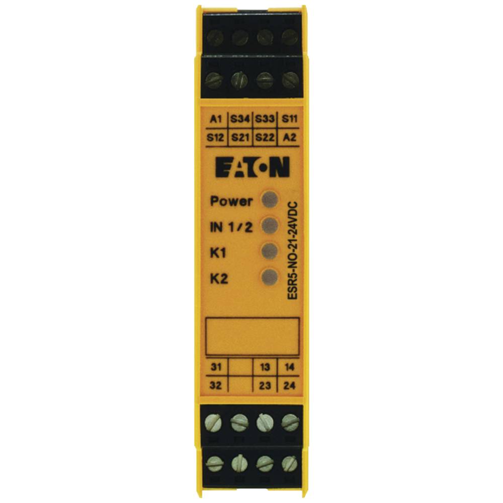 Eaton ESR5-NO-21-24VDC Veiligheidsrelais Voedingsspanning (num): 24 V/DC (b x h x d) 22.5 x 99 x 114.5 mm 1 stuk(s)
