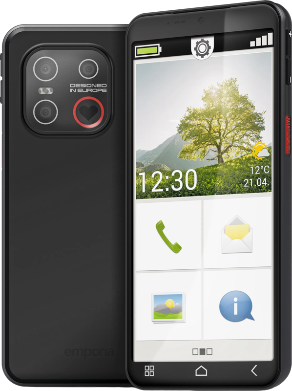 Emporia SMART.7mini  Zwart 4G