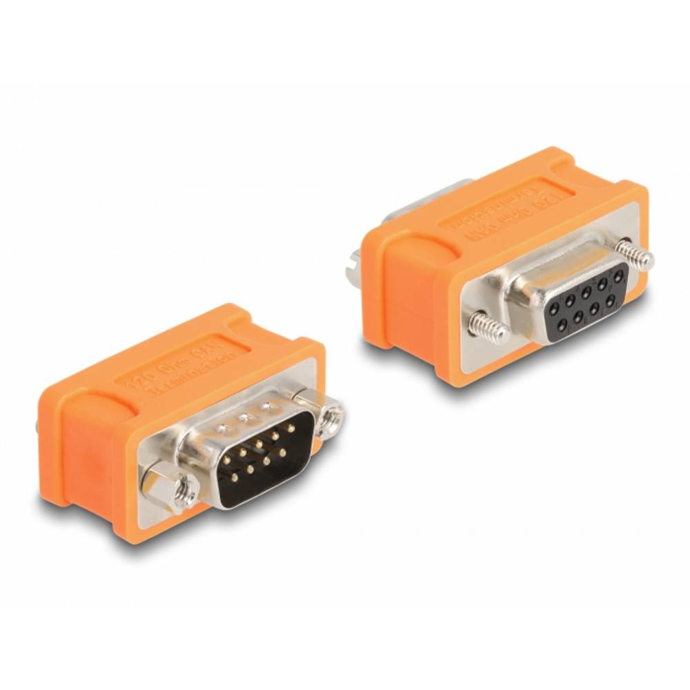 Delock 66741 Adapter D-sub stekker 9-polig - D-sub bus 9-polig 1 stuk(s)