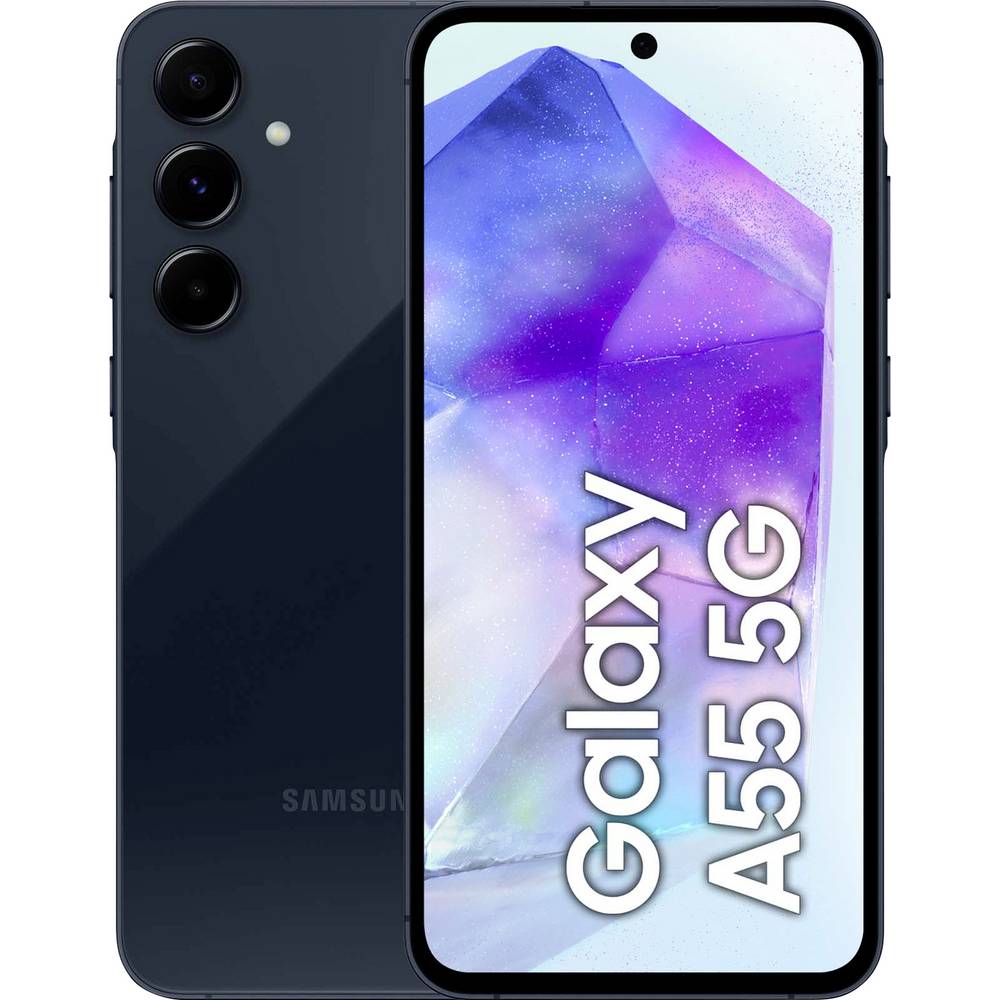 Samsung Galaxy A55 5G Smartphone 128 GB 16.8 cm (6.6 inch) Blauw Android 14 Hybrid-SIM