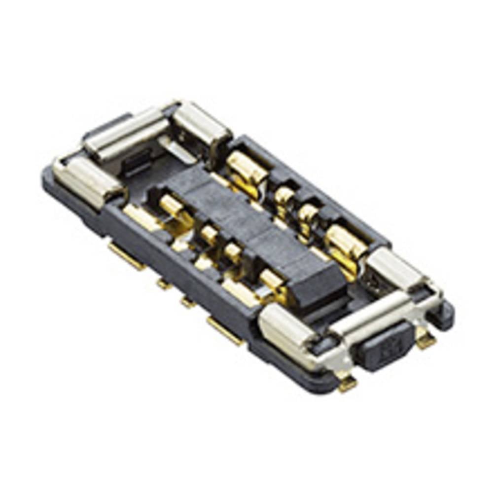 Molex 505473-0810 Mezzanineconnector Totaal aantal polen: 8 Rastermaat: 0.4 mm Inhoud: 1 stuk(s) Tape on Mini reel