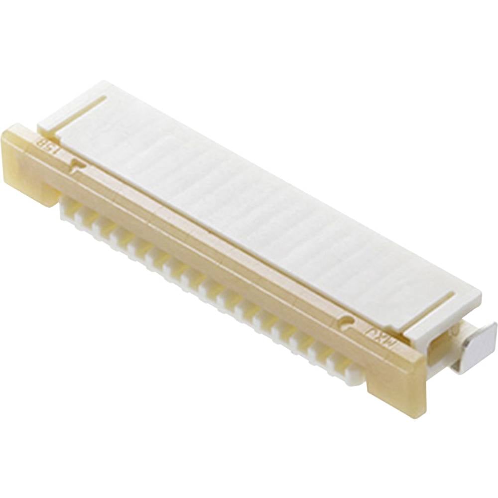 Molex 52271-1069 FFC/FPC-aansluiting Totaal aantal polen: 10 Rastermaat: 1 mm Inhoud: 1 stuk(s) Tape on Mini reel